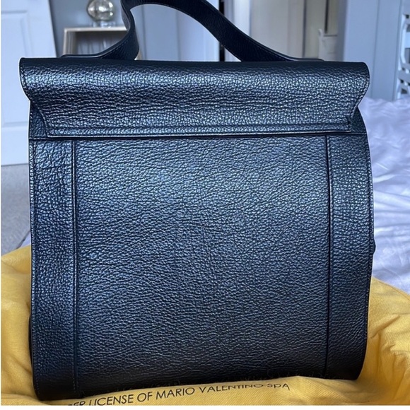 Valentino Black Genuine Leather large Bag brand new with the tags and receipts. - Picture 12 of 15